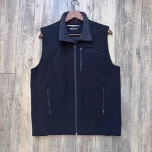 Hawke & Co Men's Black Zip Up Vest Size M